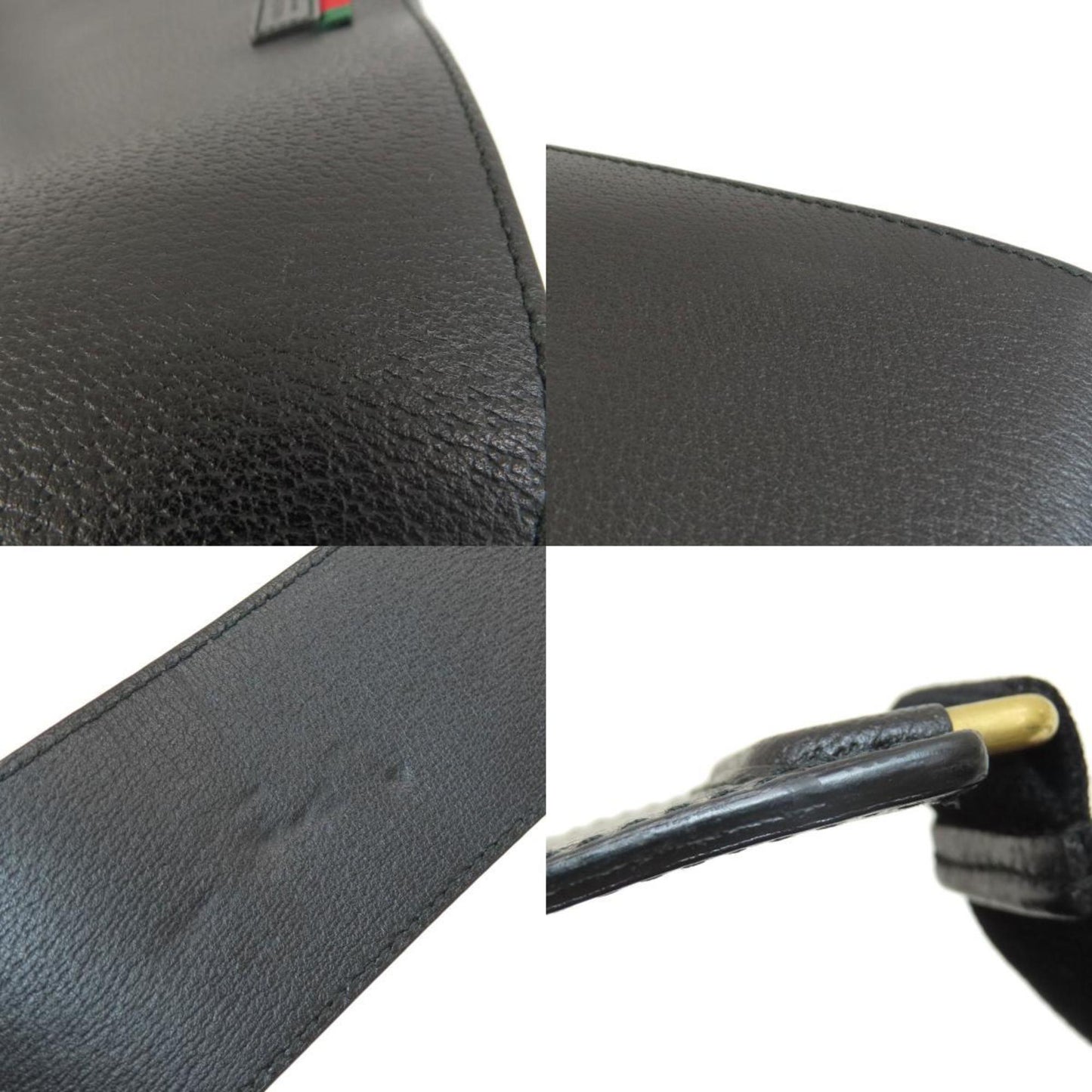 Gucci Black Leather Shoulder Bag
