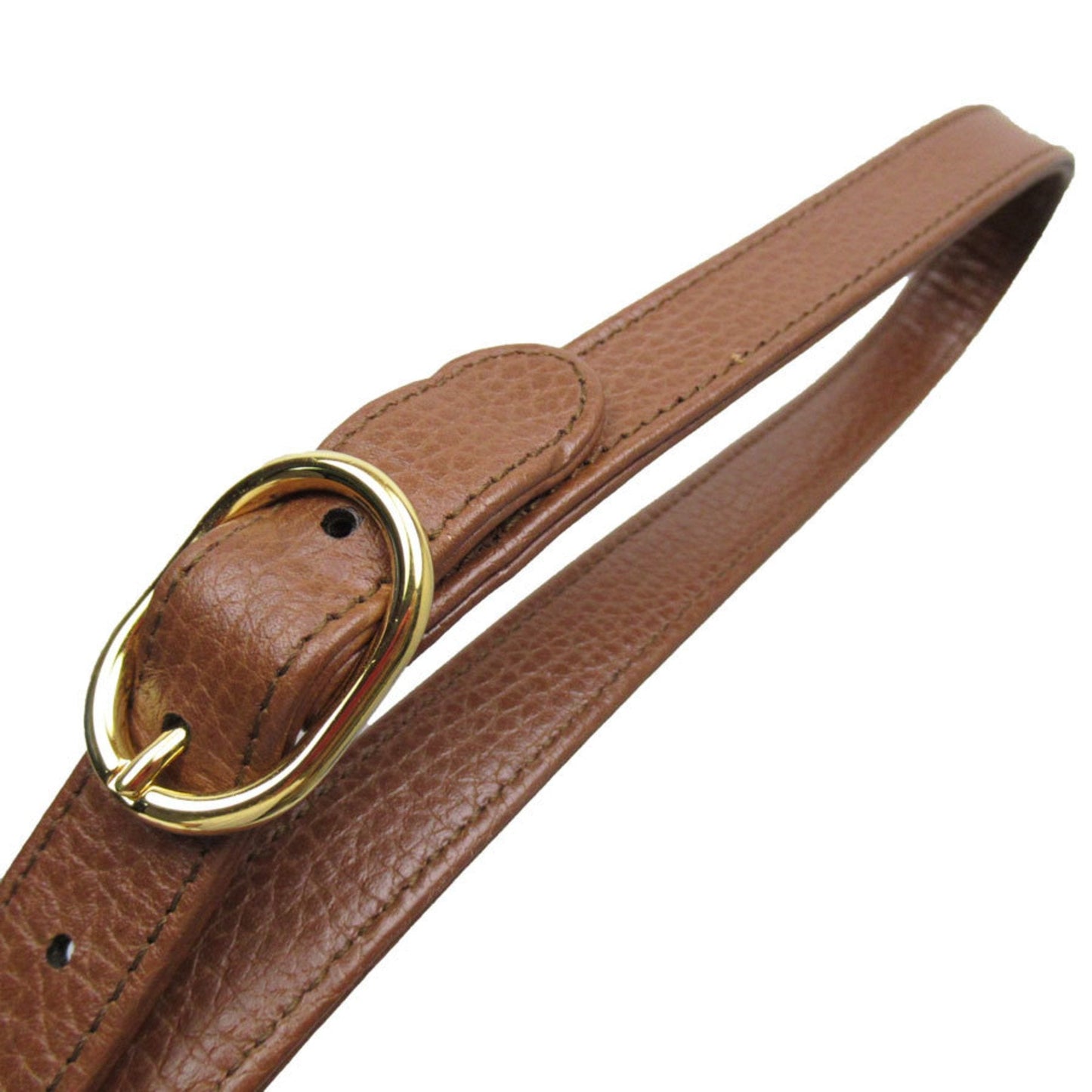Gucci Brown Denim Leather Shoulder Bag