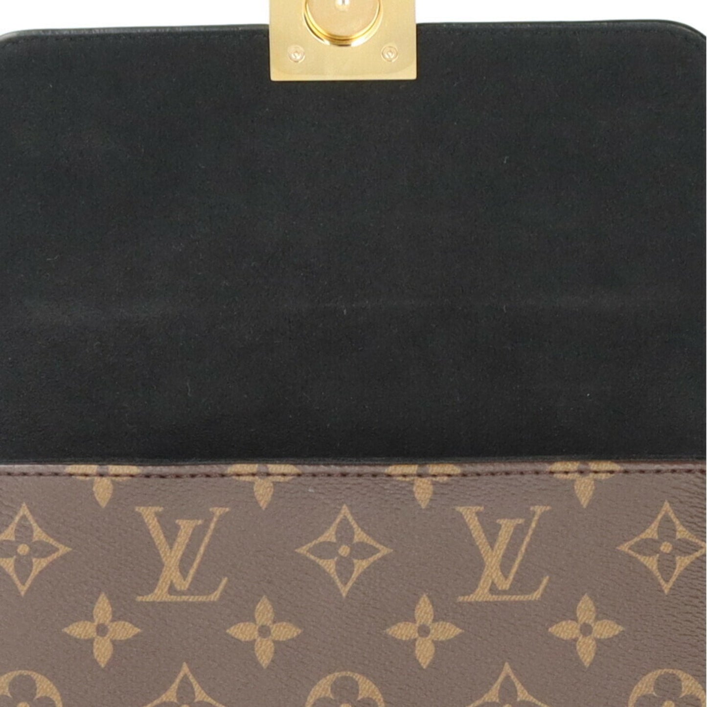 Louis Vuitton Monogram Black Brown Monogram Monogram Shoulder Bag