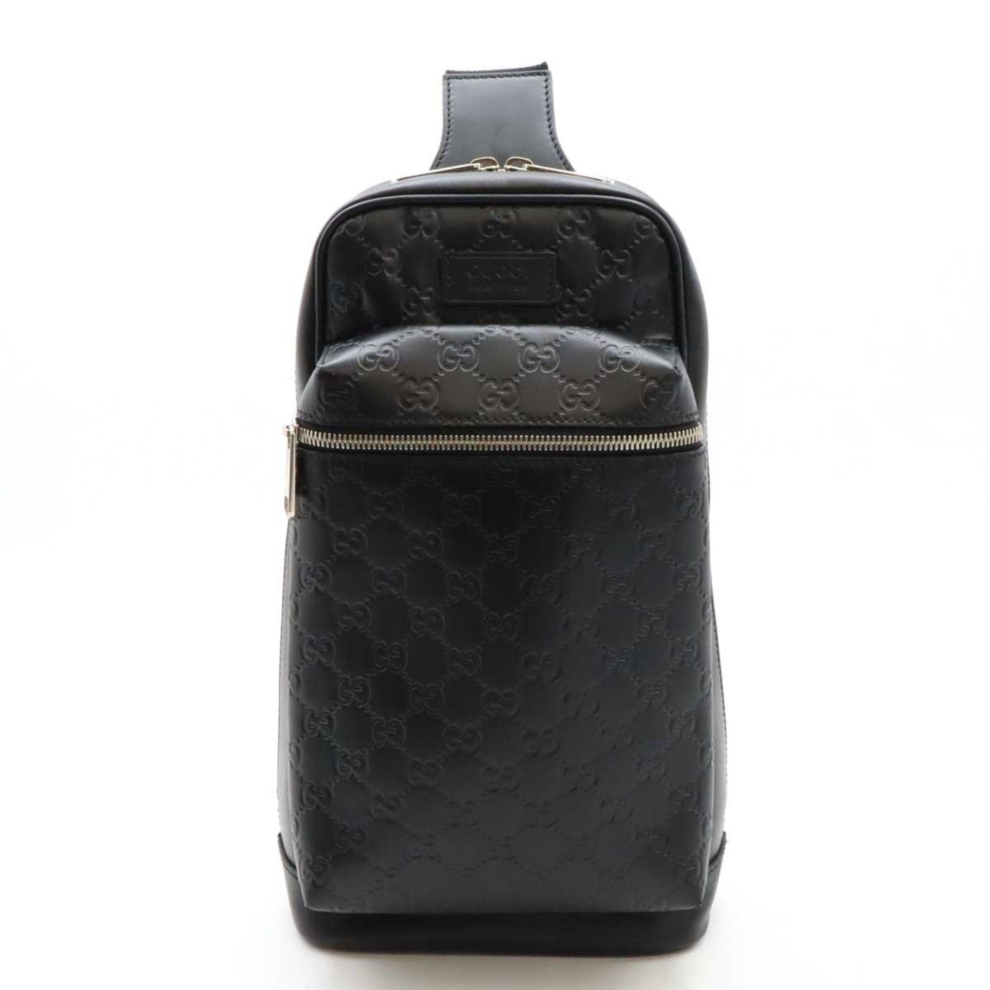 Gucci Black Leather Shoulder Bag Sling Bag