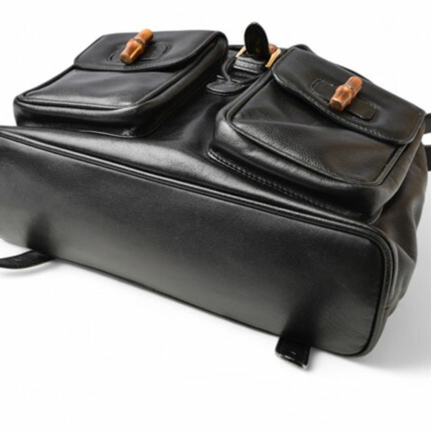 Gucci Black Leather Backpack