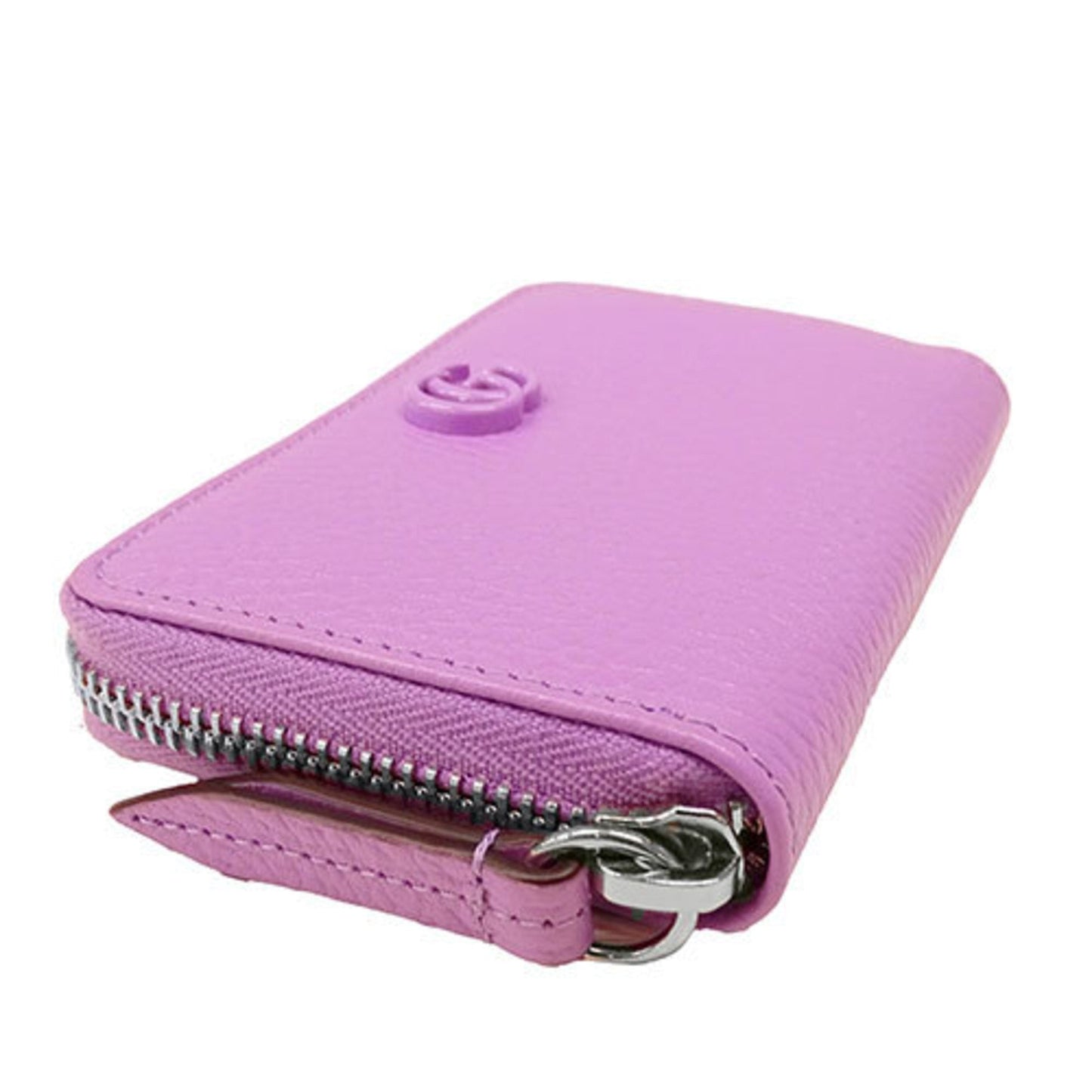 Gucci Purple Leather Coin Purse/Coin Case
