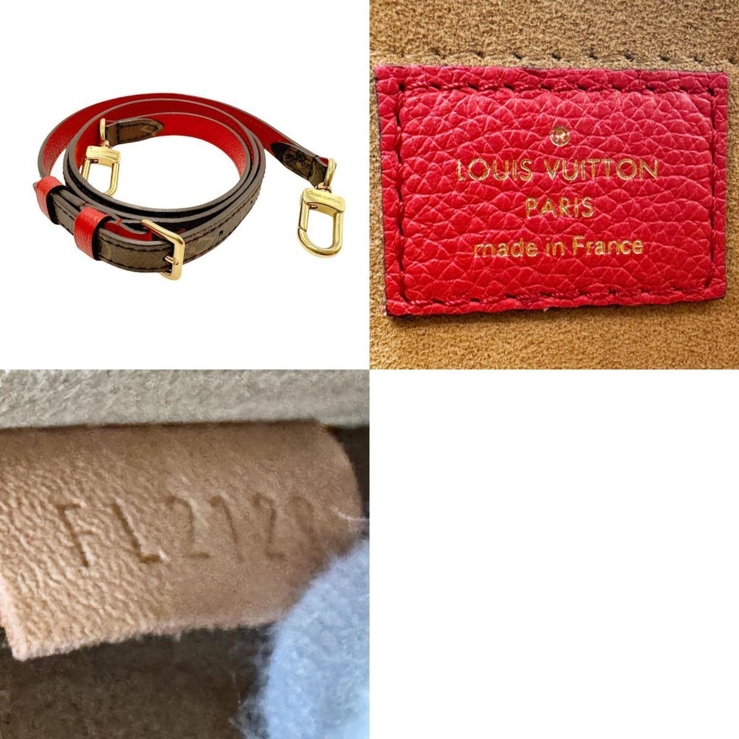 Louis Vuitton Coquelicots Monogram Handbag Shoulder Bag