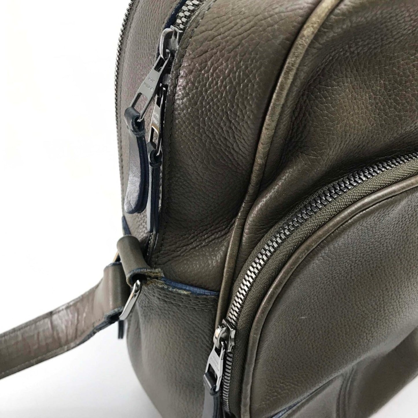 Louis Vuitton Brown Leather Shoulder Bag