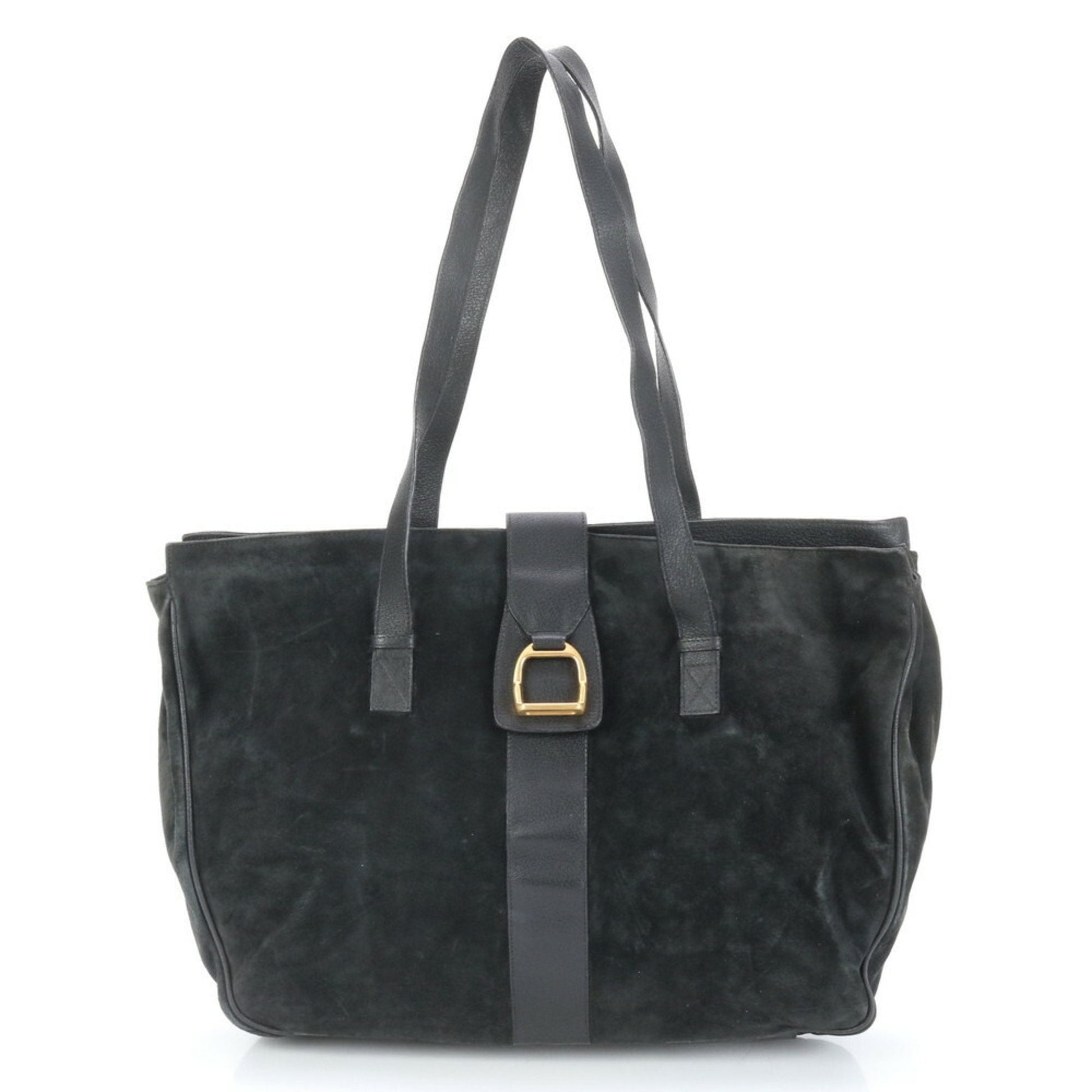 Gucci Black Leather Handbag Shoulder Bag ()
