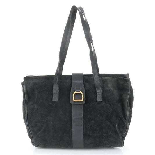 Gucci Black Leather Handbag Shoulder Bag ()
