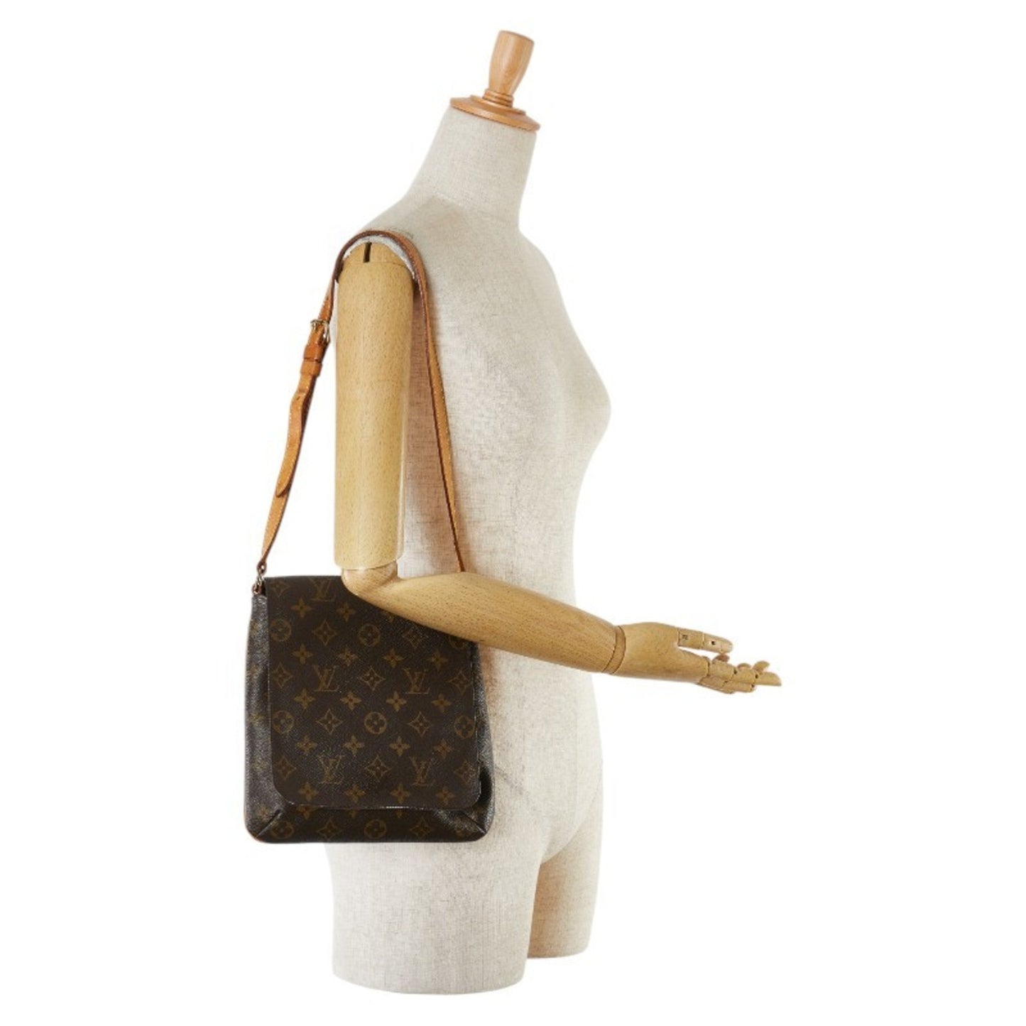 Louis Vuitton Brown Monogram Pvc Leather Shoulder Bag