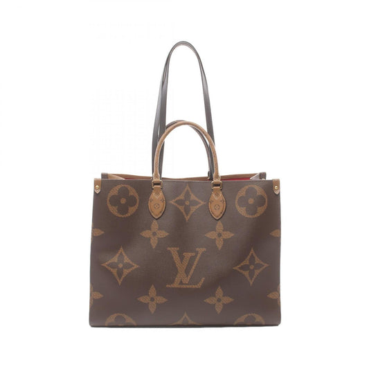 Louis Vuitton Brown Coated Canvas Leather Shoulder Bag ()