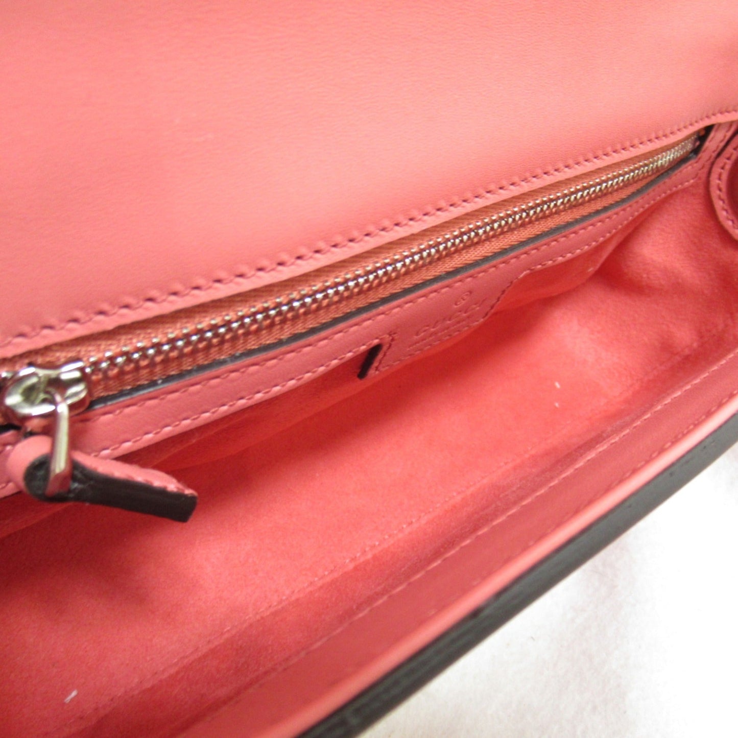 Gucci Pink Leather Shoulder Bag