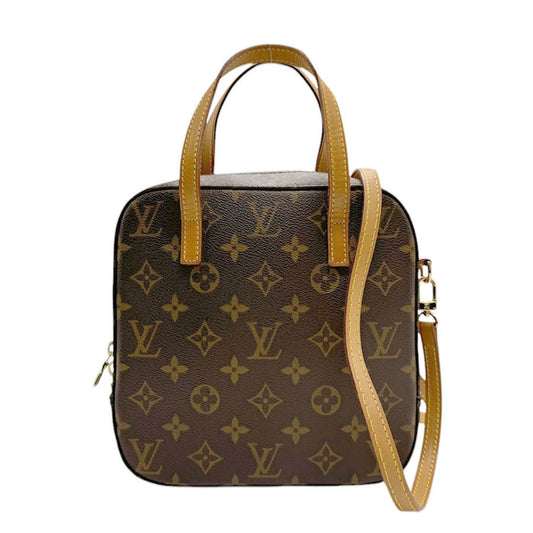 Louis Vuitton Brown Monogram Canvas Handbag Shoulder Bag ()