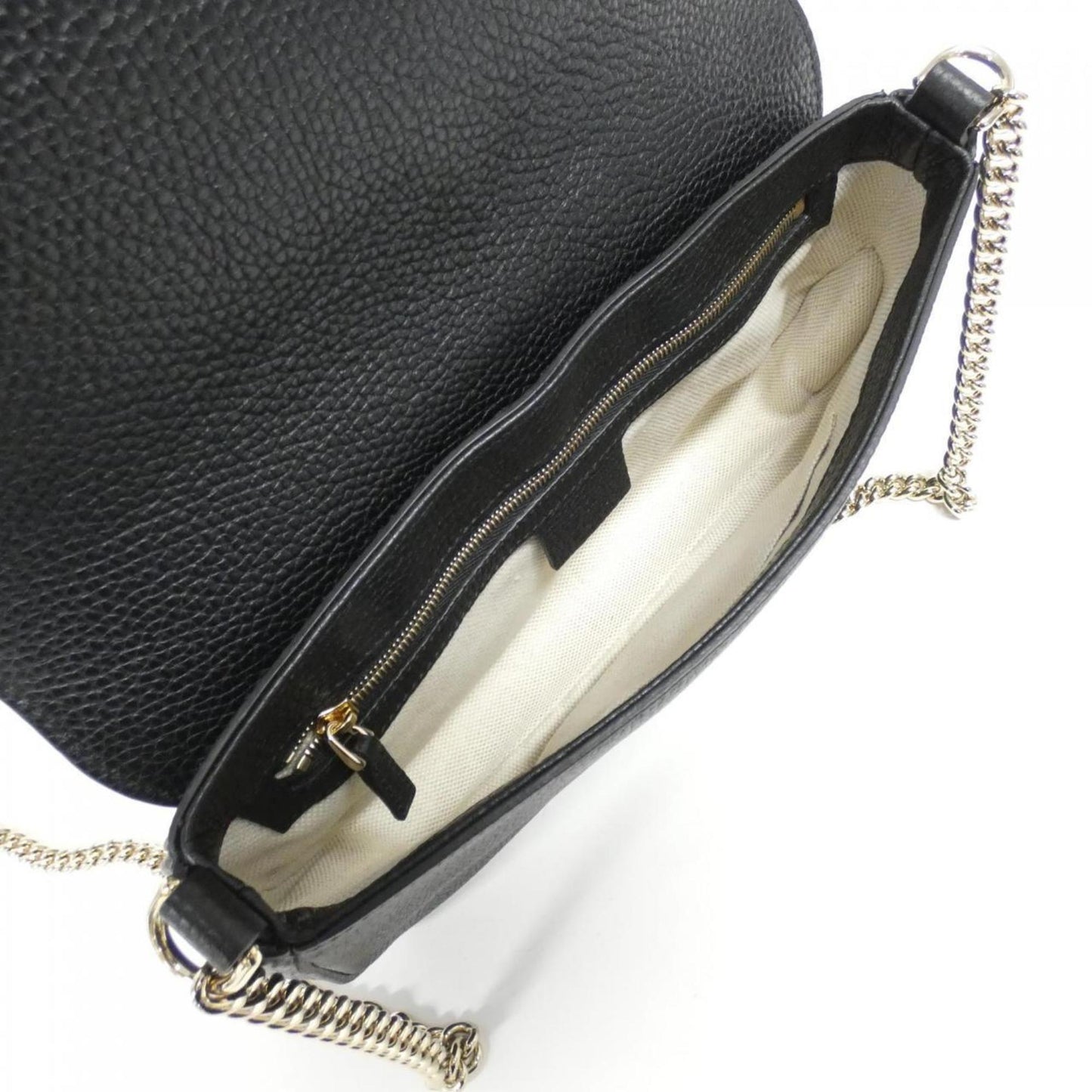 Gucci Black Leather Shoulder Bag