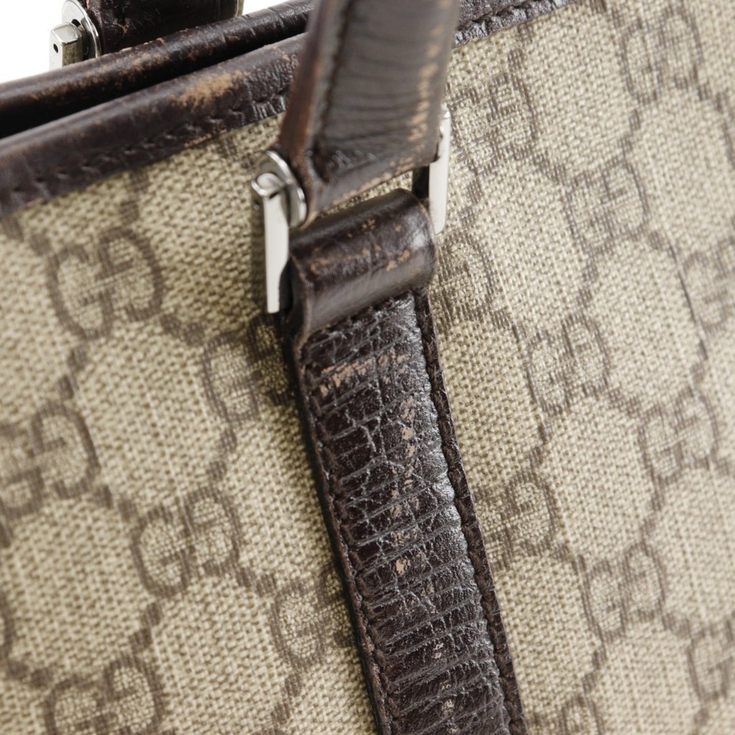 Gucci Brown Gg Plus Tote Bag