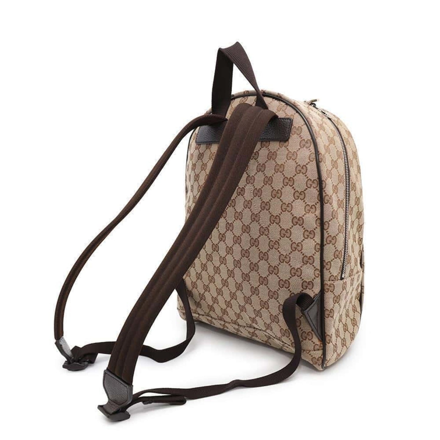 Gucci Beige Gg Canvas Backpack