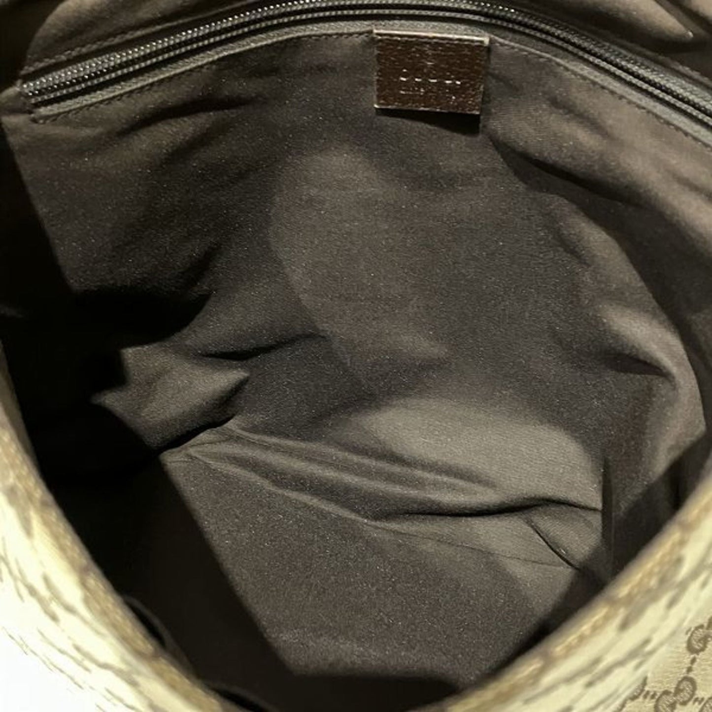 Gucci Brown Canvas Shoulder Bag
