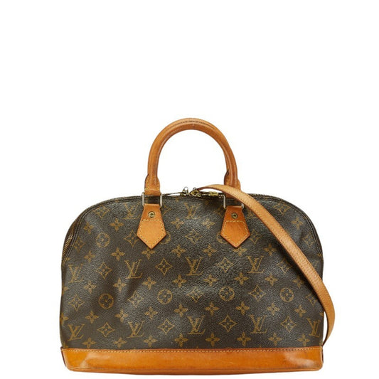 Louis Vuitton Monogram Brown Pvc Leather Handbag Shoulder Bag ()