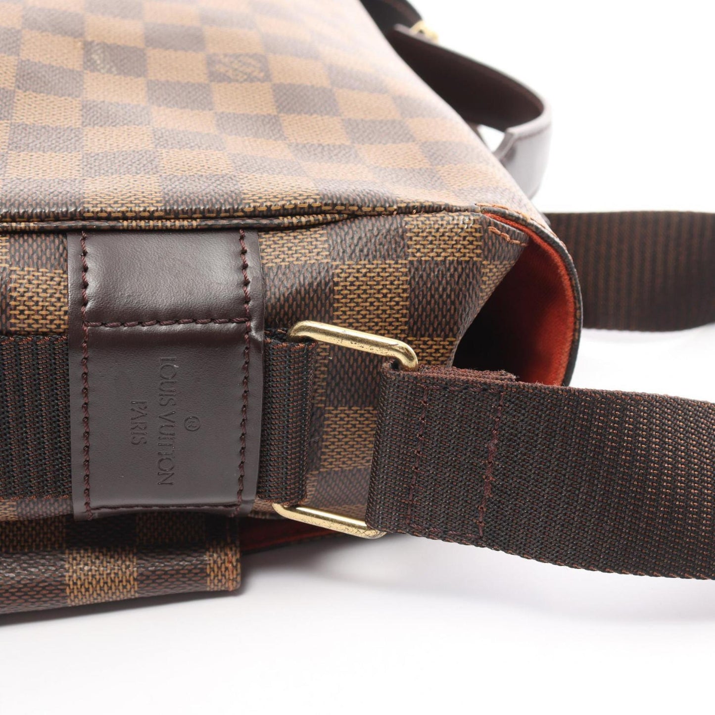 Louis Vuitton Damier Brown Coated Canvas Leather Shoulder Bag