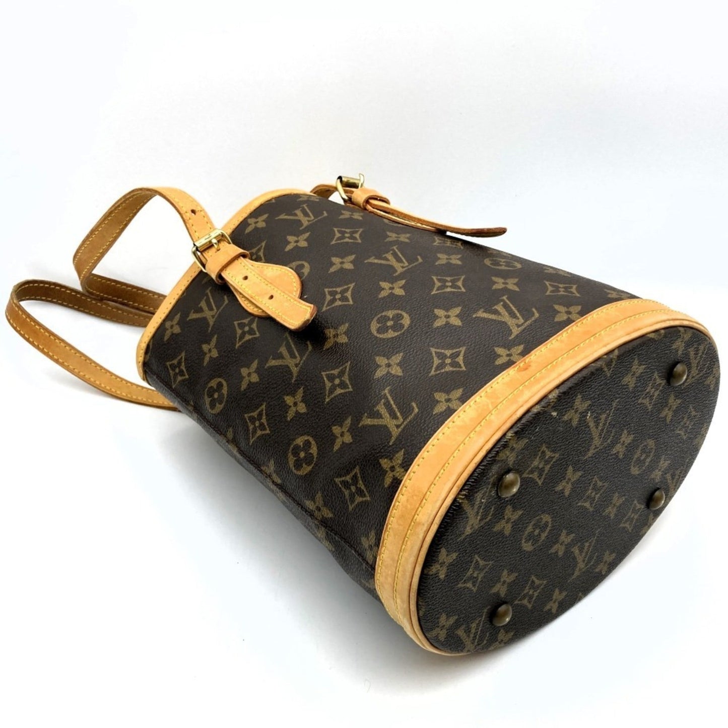 Louis Vuitton Brown Monogram Canvas Shoulder Bag Tote Bag