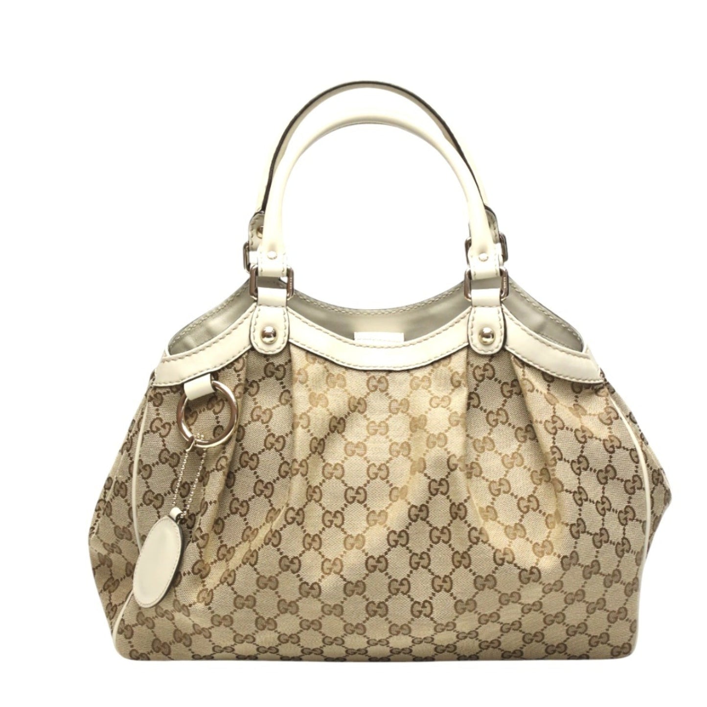 Gucci Brown Gg Canvas Handbag ()
