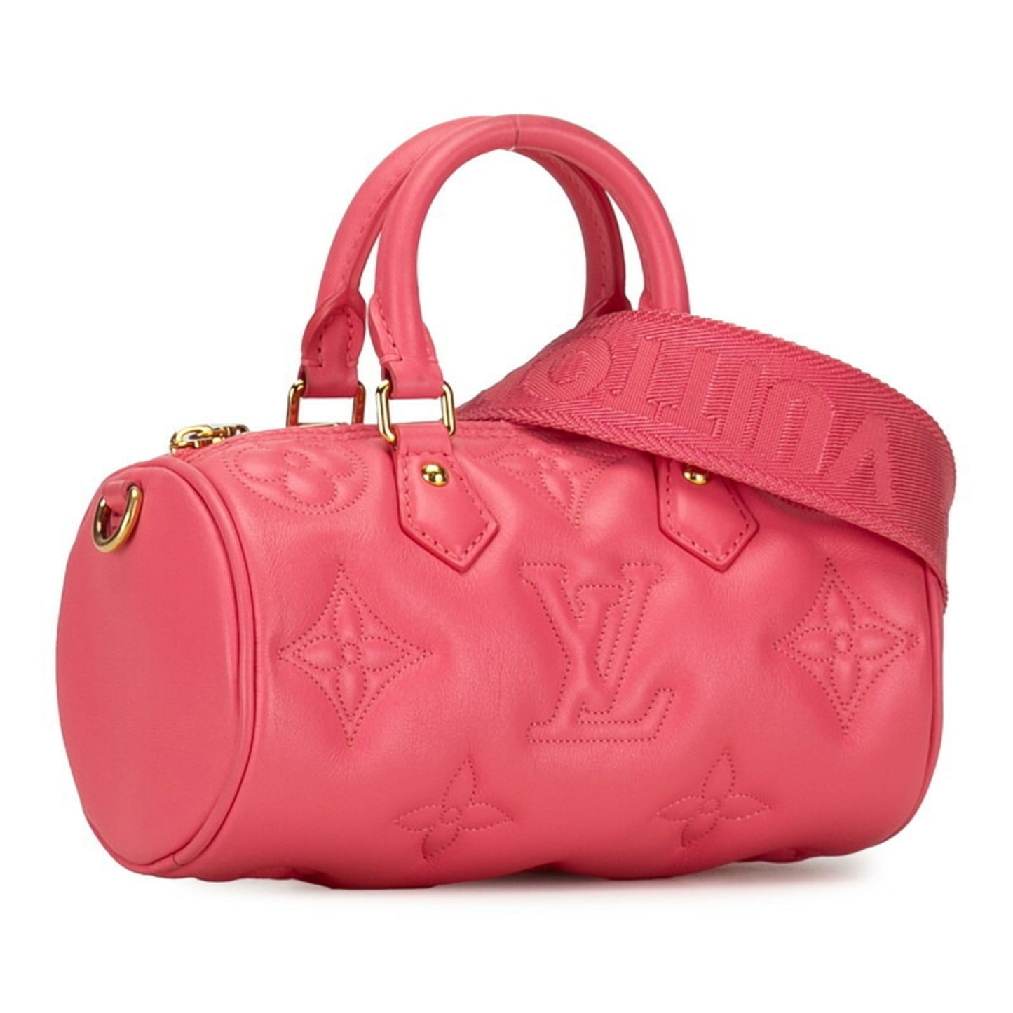 Louis Vuitton Pink Leather Handbag Shoulder Bag