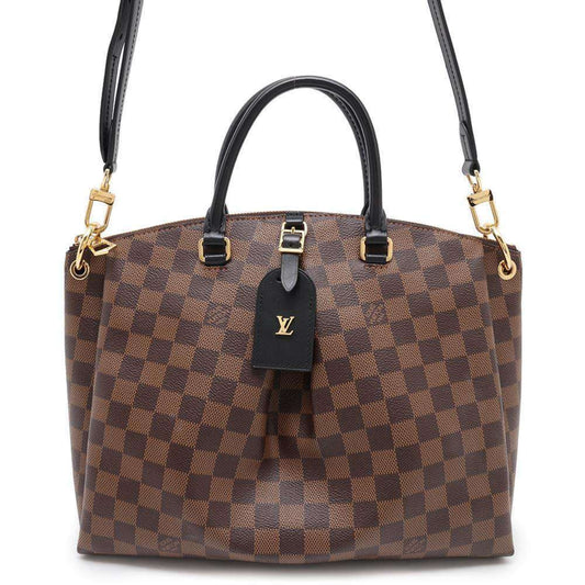 Louis Vuitton Black Damier Canvas Ebene Noir Damier Canvas Shoulder Bag Tote Bag ()
