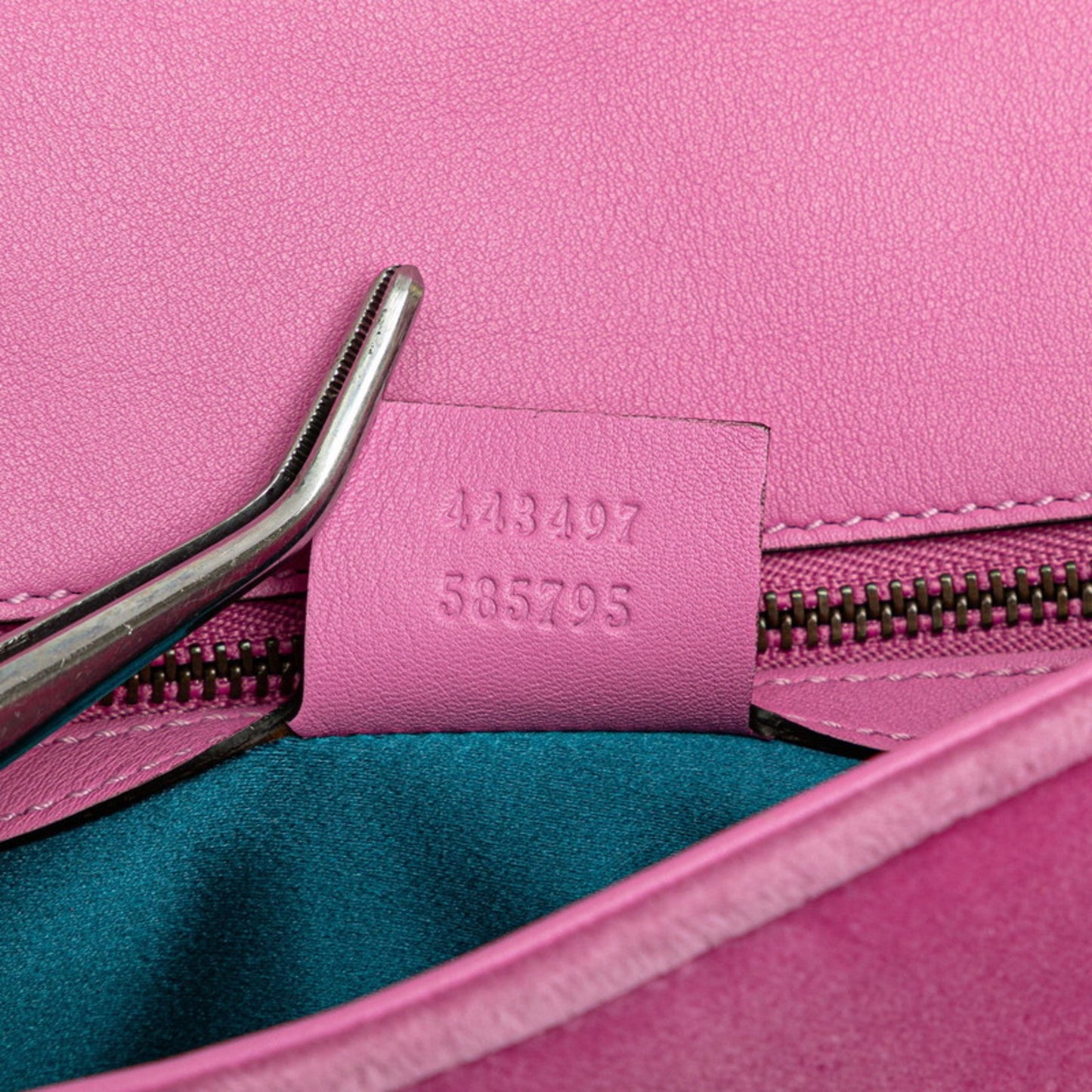 Gucci Pink Velvet Shoulder Bag