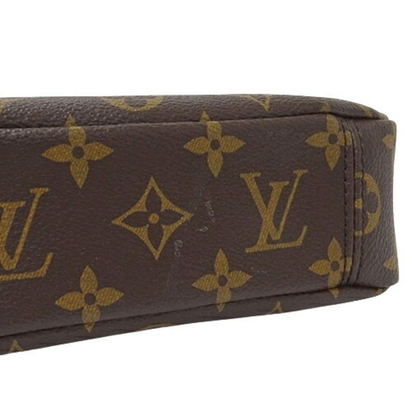 Louis Vuitton Brown Cerise Monogram Red Color White Monogram Shoulder Bag
