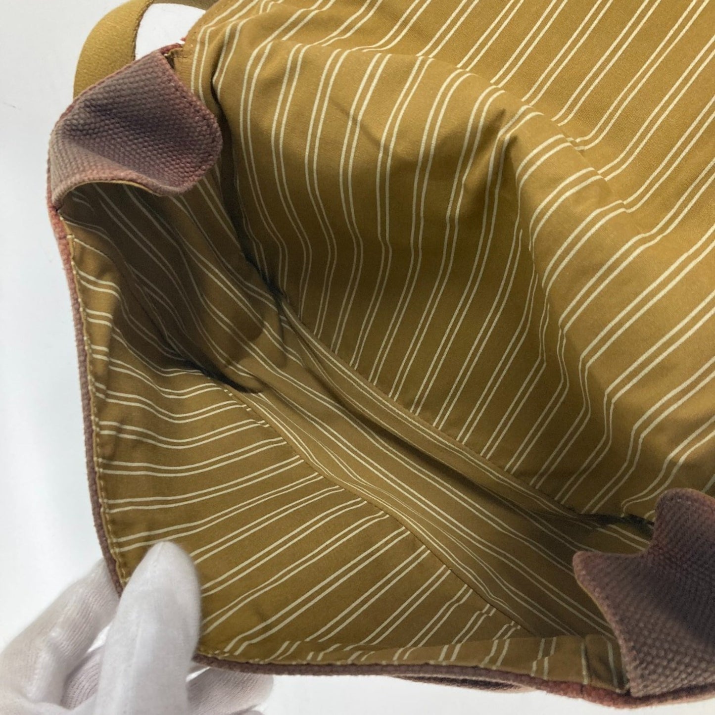 Louis Vuitton Brown Canvas Shoulder Bag