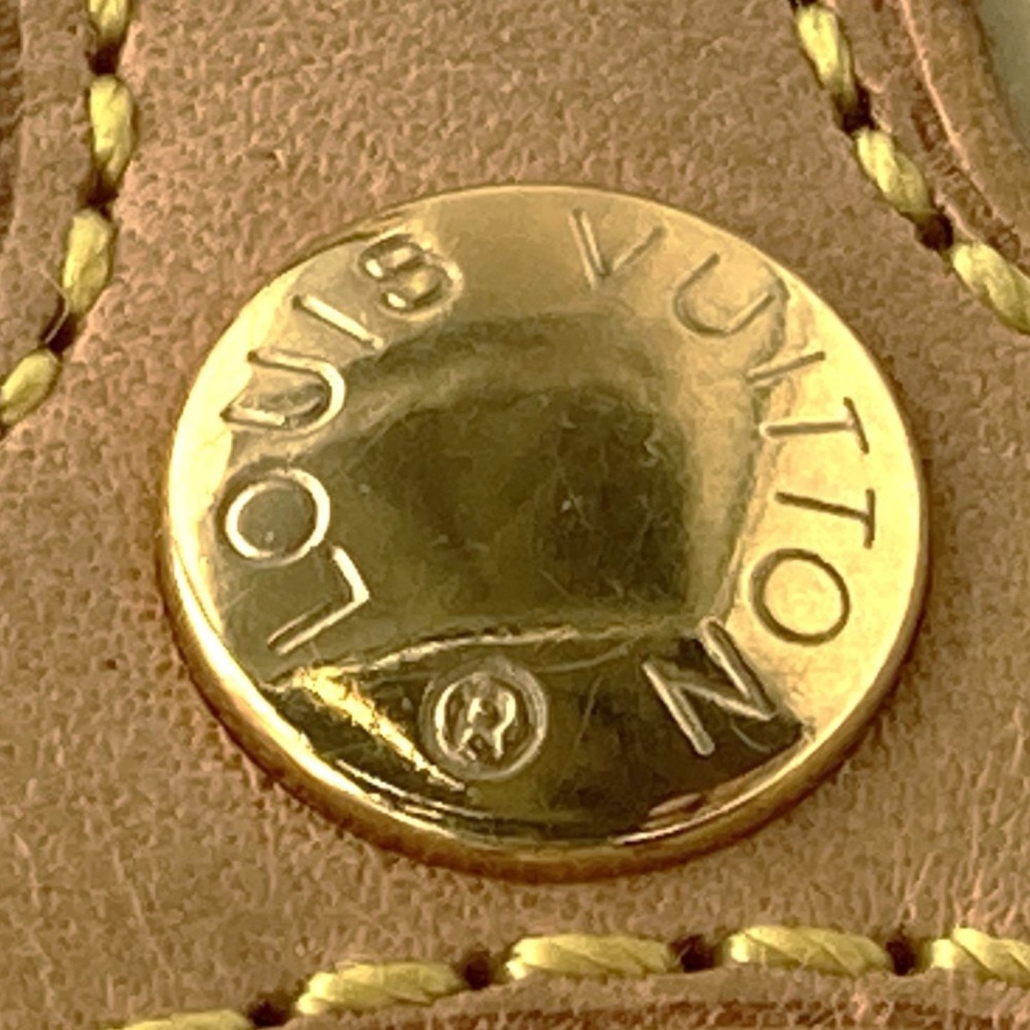 Louis Vuitton Gold Yellow Monogram Vernis Leather Handbag Shoulder Bag