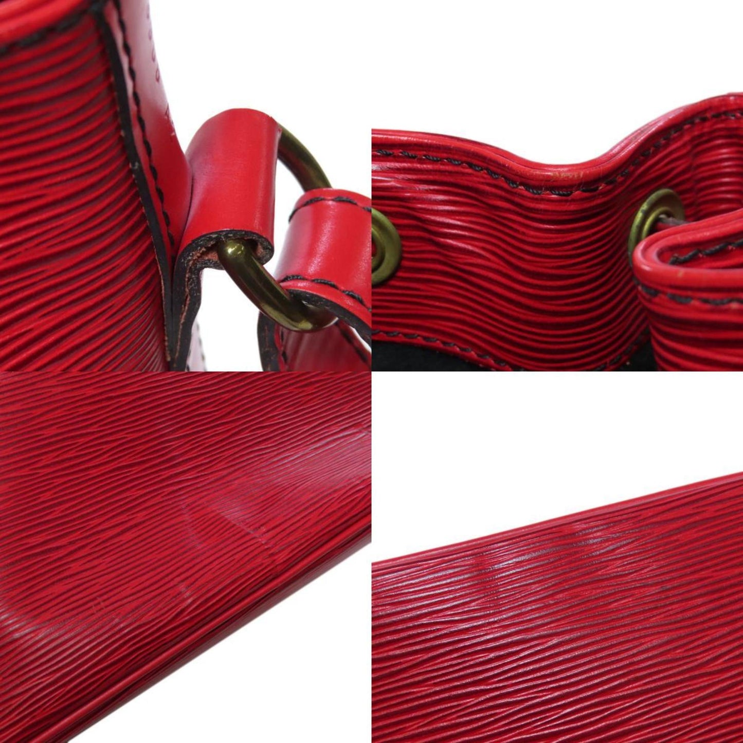 Louis Vuitton Castilian Red Epi Leather Shoulder Bag