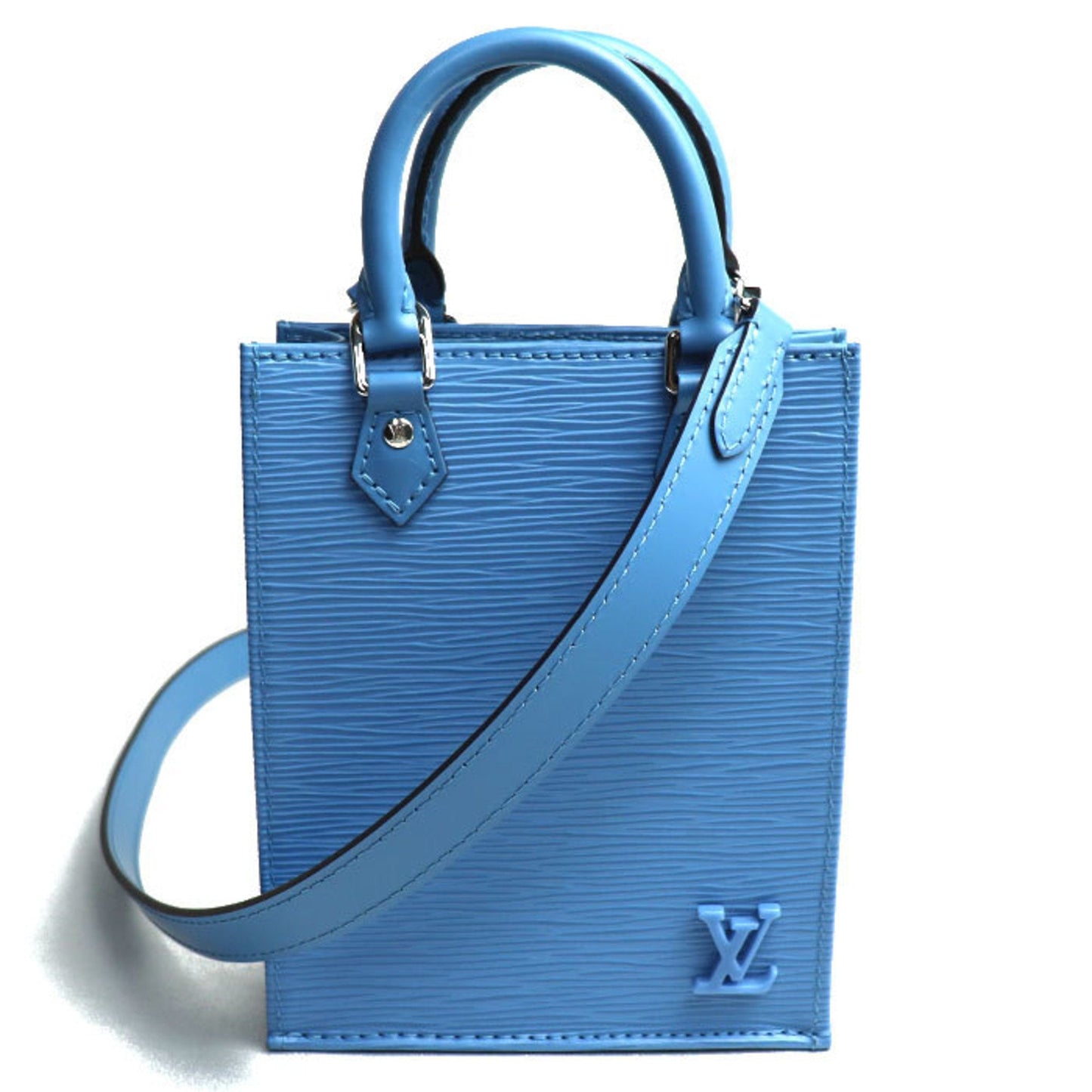 Louis Vuitton Blue Epi Leather Shoulder Bag ()