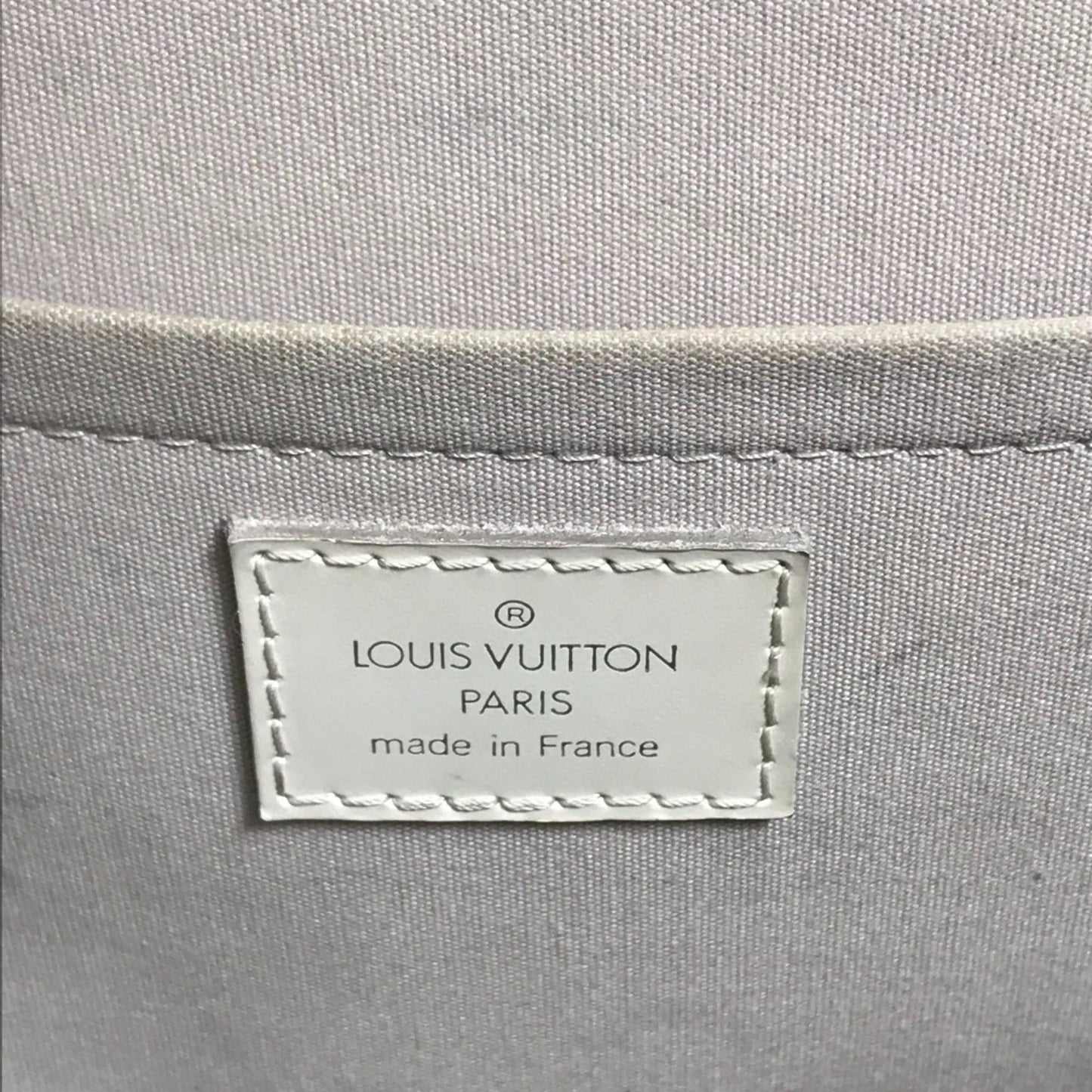 Louis Vuitton White Leather Shoulder Bag