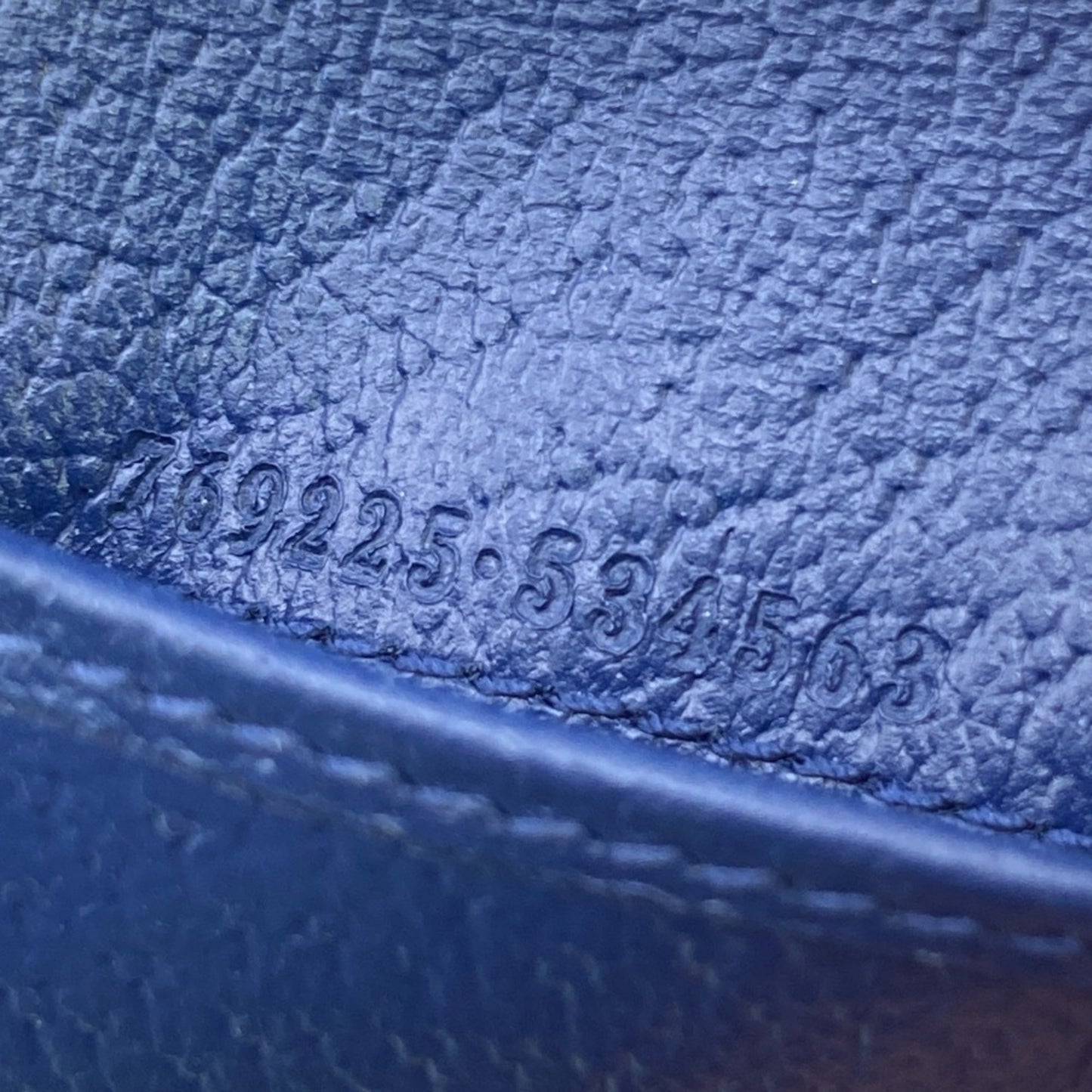Gucci Beige Blue Gg Supreme Leather Wallet (Tri-Fold)