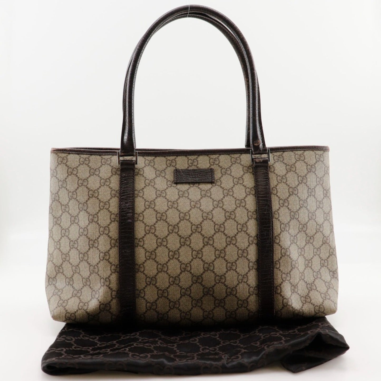 Gucci Brown Gg Plus Tote Bag