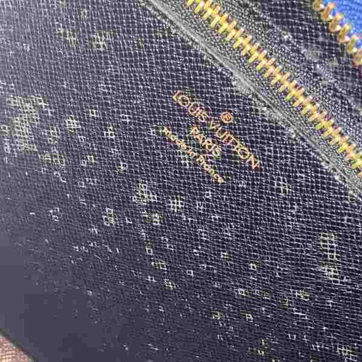 Louis Vuitton Toledo Blue Leather Shoulder Bag
