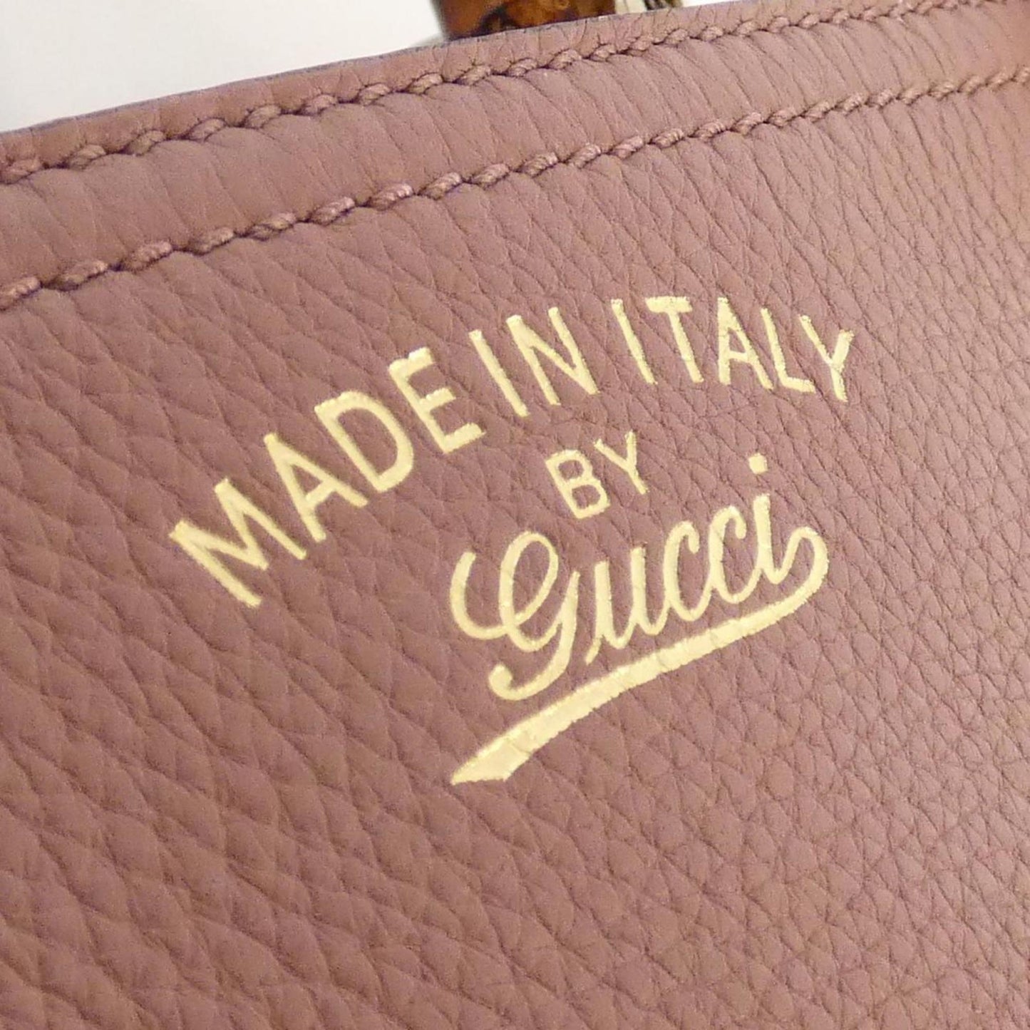 Gucci Pink Leather Handbag