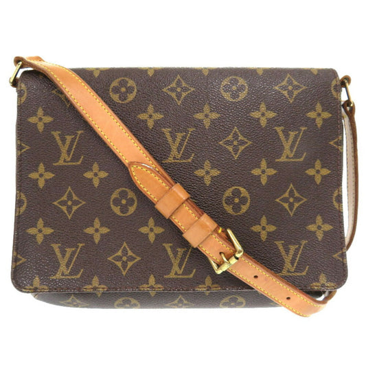 Louis Vuitton Brown Monogram Shoulder Bag ()