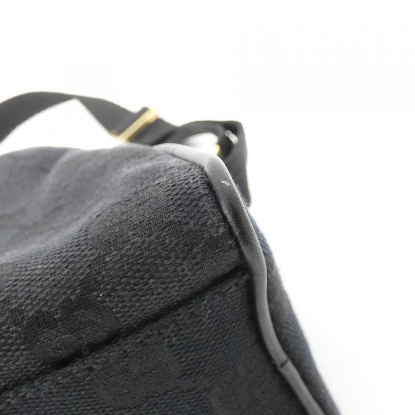 Gucci Black Gg Canvas Handbag