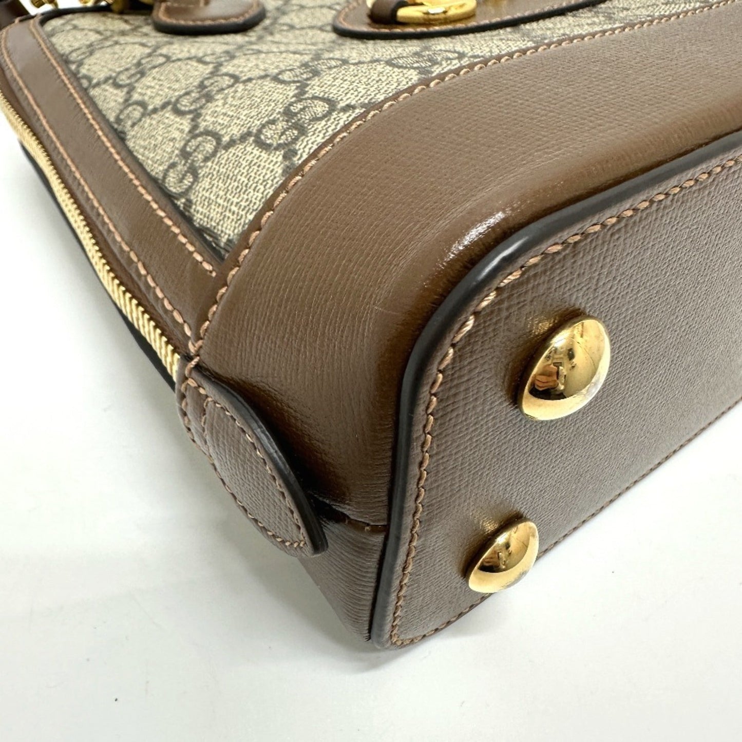 Gucci Brown Gg Supreme Handbag Shoulder Bag