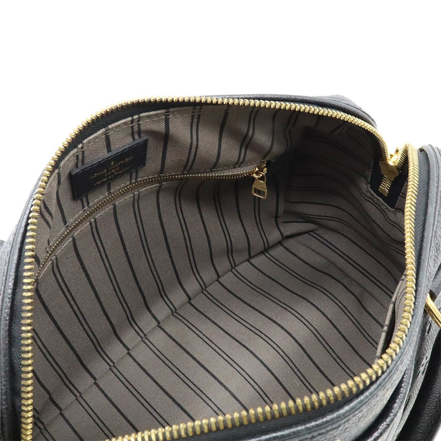Louis Vuitton Noir Monogram Empreinte Handbag Shoulder Bag