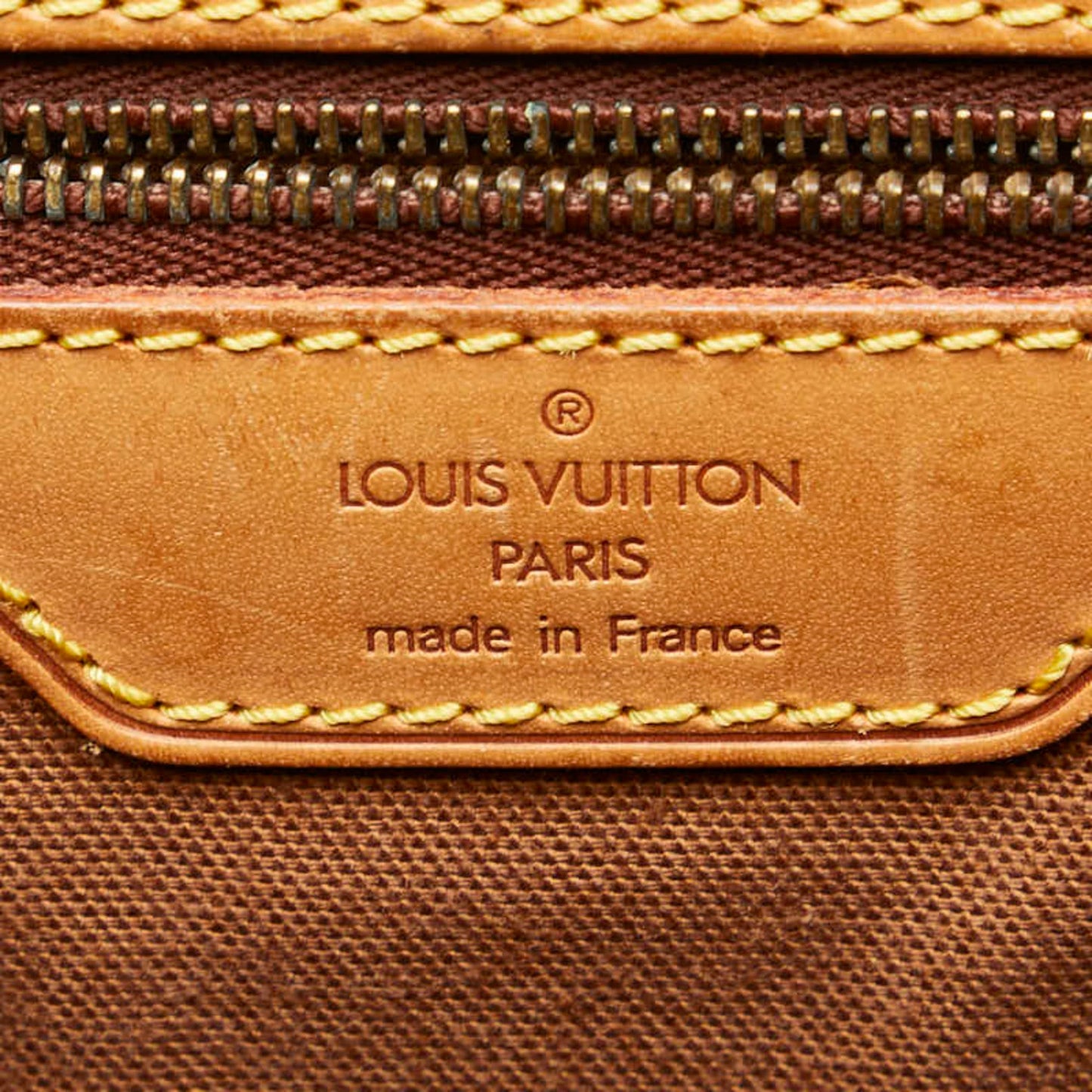 Louis Vuitton Brown Pvc Leather Handbag Shoulder Bag