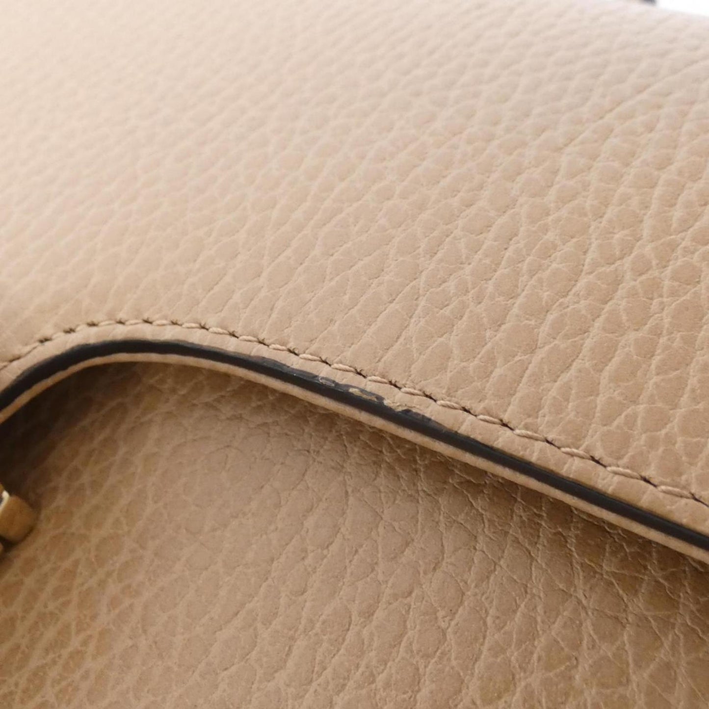 Gucci Beige Leather Handbag