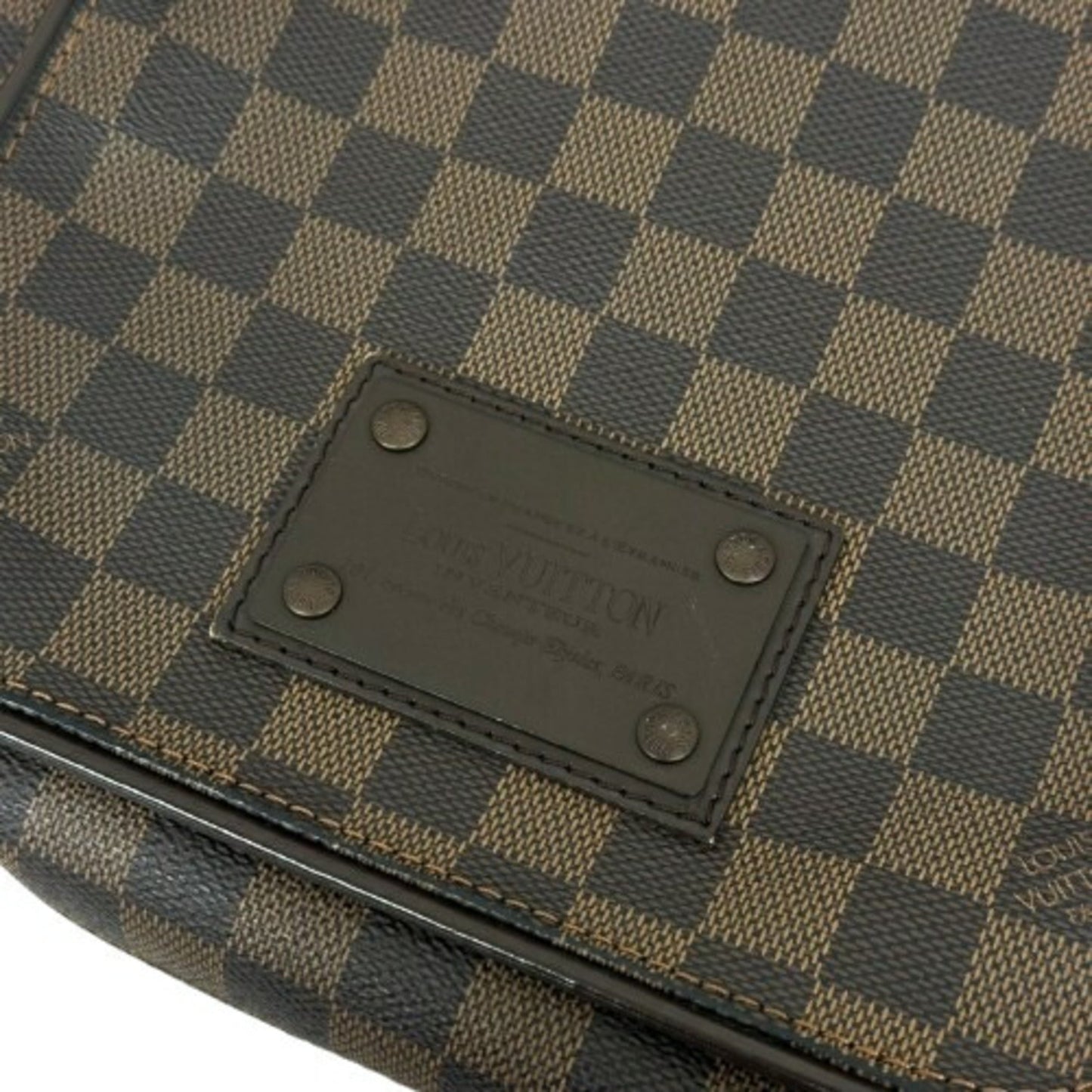 Louis Vuitton Damier Ebene Coated Canvas Shoulder Bag