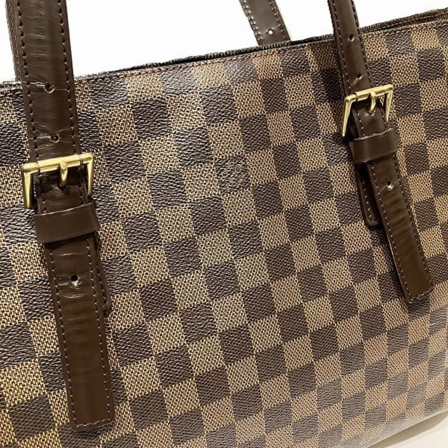Louis Vuitton Brown Damier Canvas Shoulder Bag