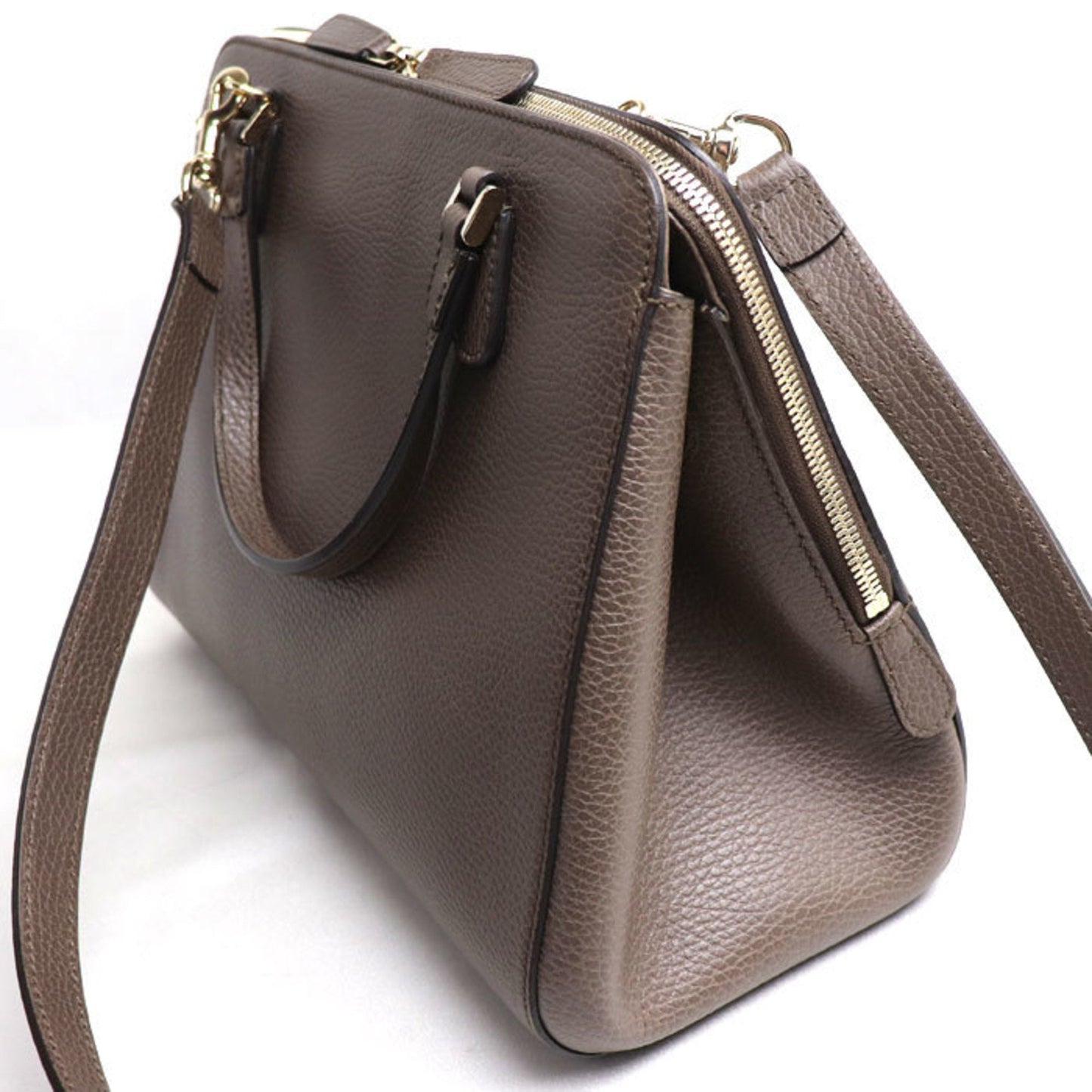Gucci Dark Brown Leather Shoulder Bag