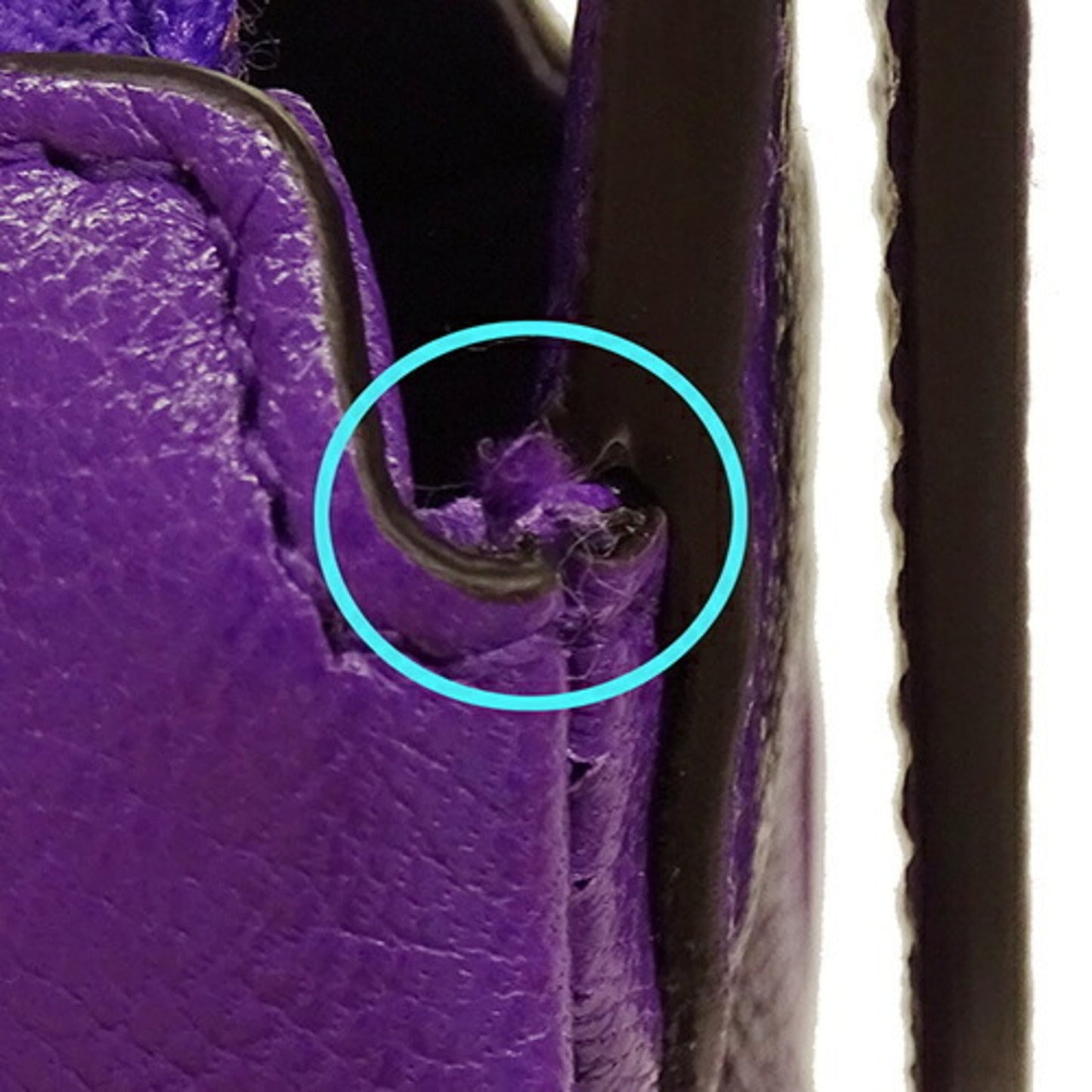 Gucci Purple Leather Shoulder Bag