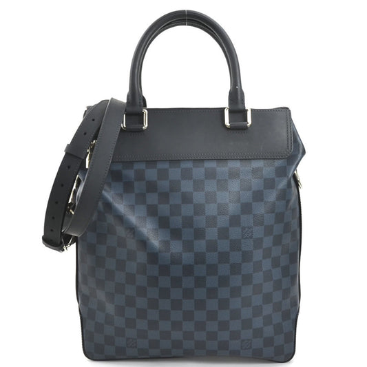 Louis Vuitton Damier Cobalt Damier Cobalt Navy Leather Handbag Shoulder Bag ()
