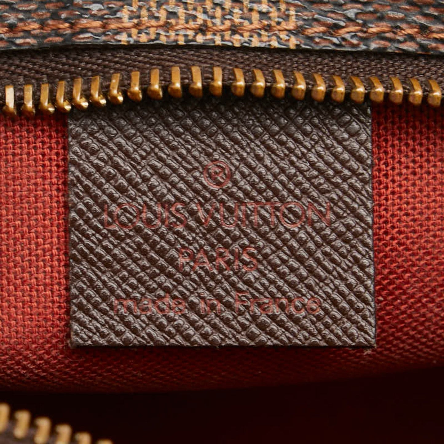 Louis Vuitton Brown Pvc Leather Pouch Shoulder Bag