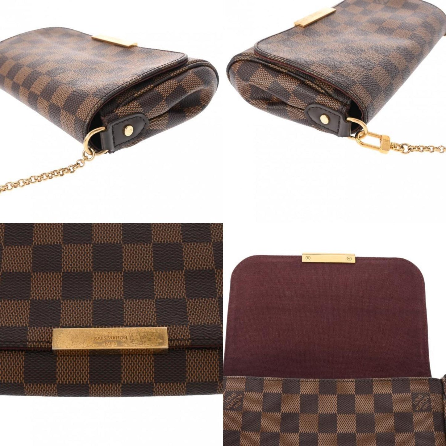 Louis Vuitton Brown Damier Canvas Shoulder Bag