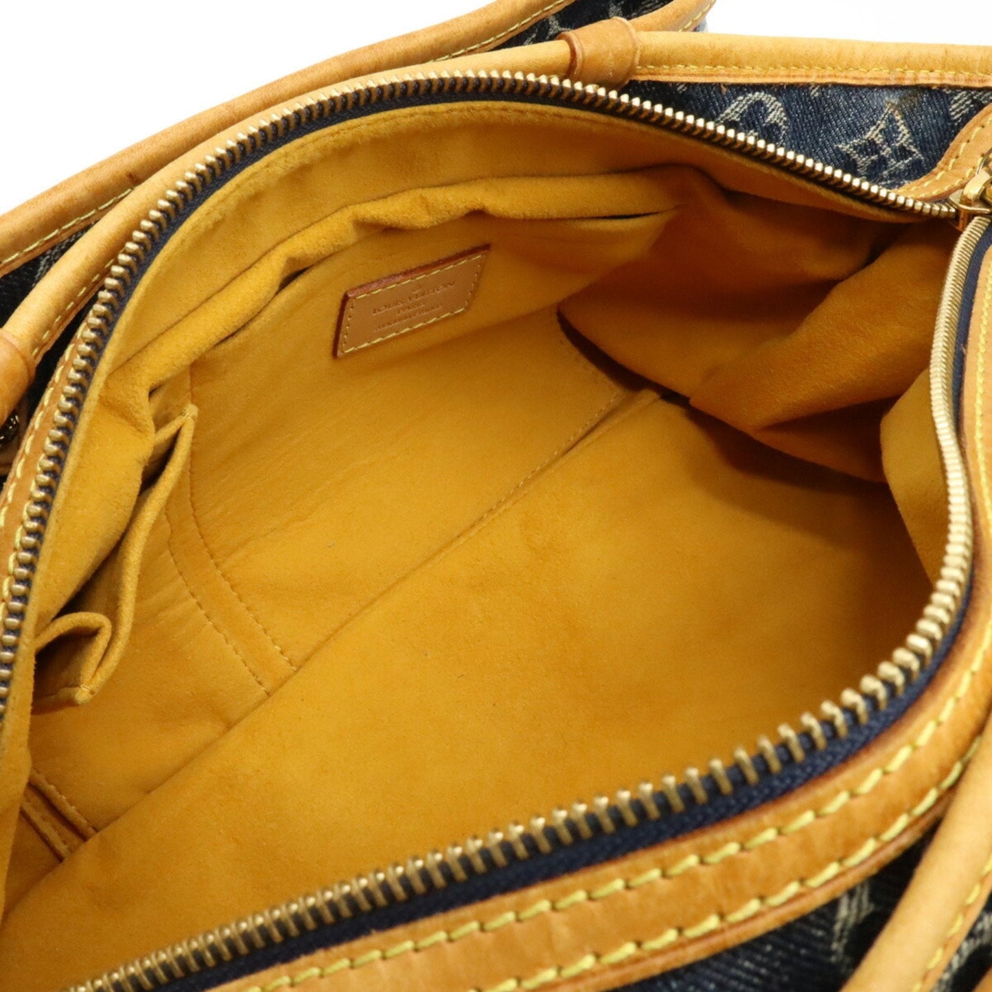 Louis Vuitton Black Blue Monogram Monogram Denim Shoulder Bag