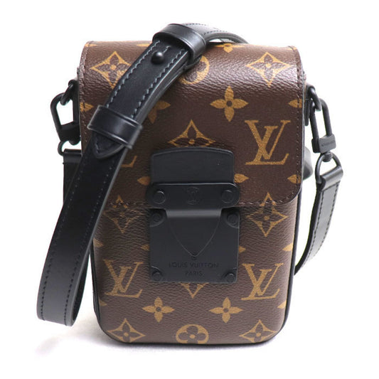 Louis Vuitton Black Brown Monogram Shoulder Bag ()
